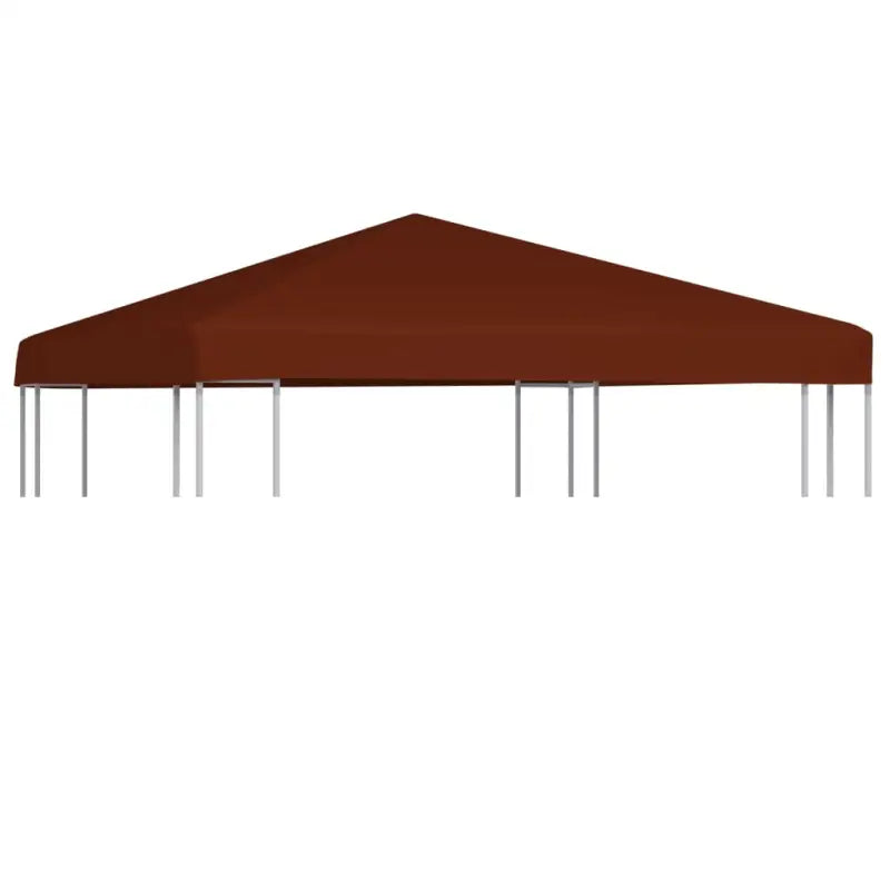 Doek voor Partytent en Prieel Waterbestendig Polyester PVC - Terracotta / 3 x 3 m / 1 - Doeken voor partytenten &