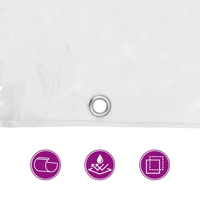 Doorzichtige zeildoek voor buiten en binnen met vier hoeken en nylon touw - Afdekdoeken