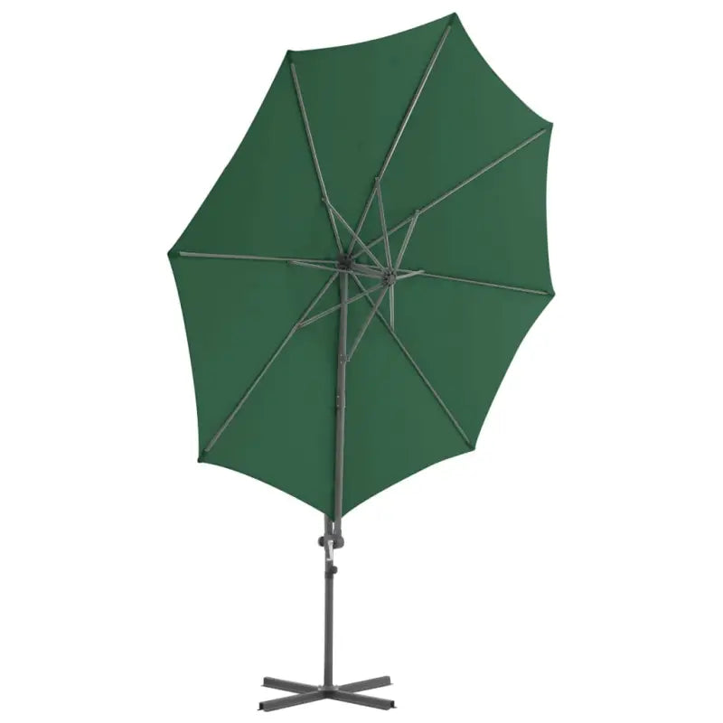 Draagbare voet parasol met uv-bestendig doek en aluminium frame - Parasols en zonneschermen
