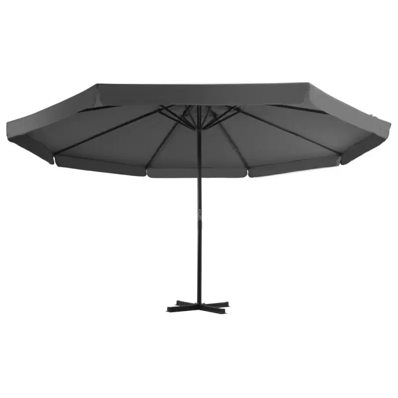 Draagbare voet parasol met UV-bestendig doek en stevig aluminium frame - Parasols en zonneschermen