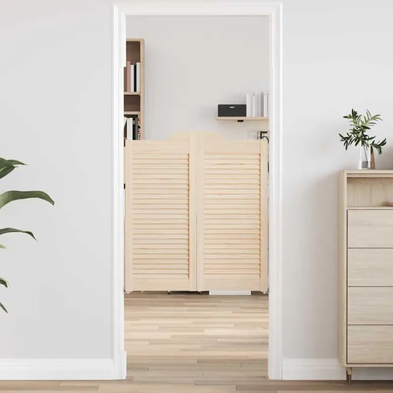 Draaideuren van massief grenenhout voor soepel en duurzaam gebruik - Naturel / 90 x 80 cm / 2 - Voordeuren