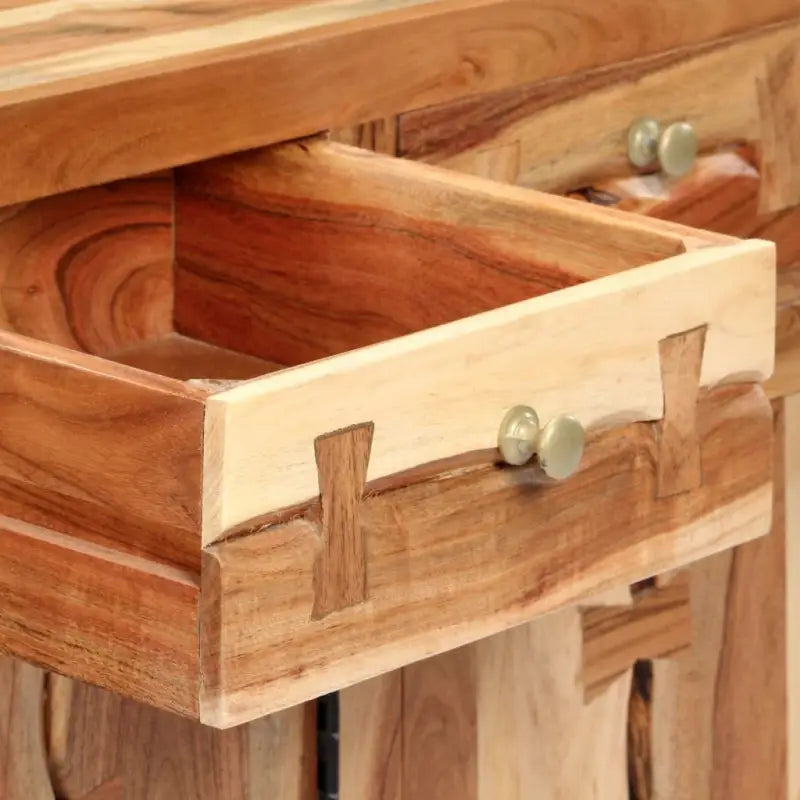 Dressoir in antiek acaciahout met 3 lades en vakken - Dressoirs & buffetkasten