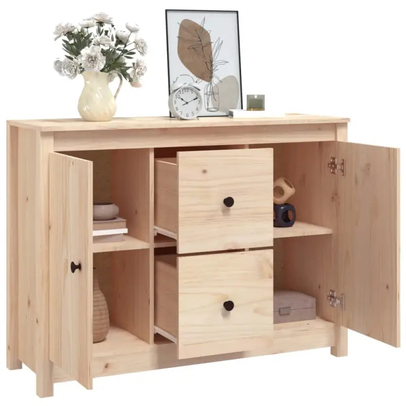 Dressoir in massief grenenhout met minimalistische uitstraling - Dressoirs & buffetkasten
