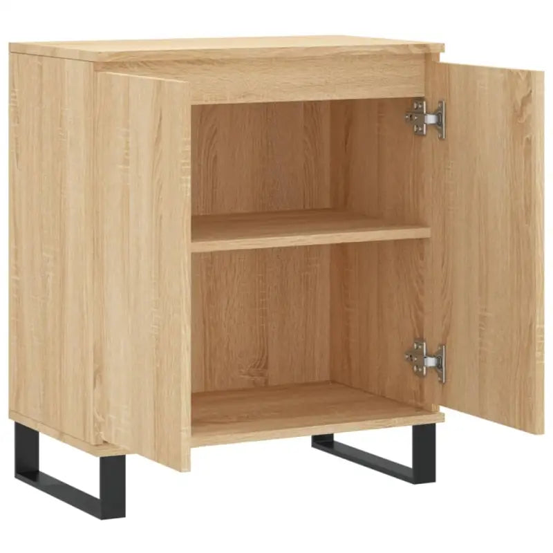 Dressoir met bewerkt hout en ijzeren poten voor een tijdloze look - Dressoirs & buffetkasten