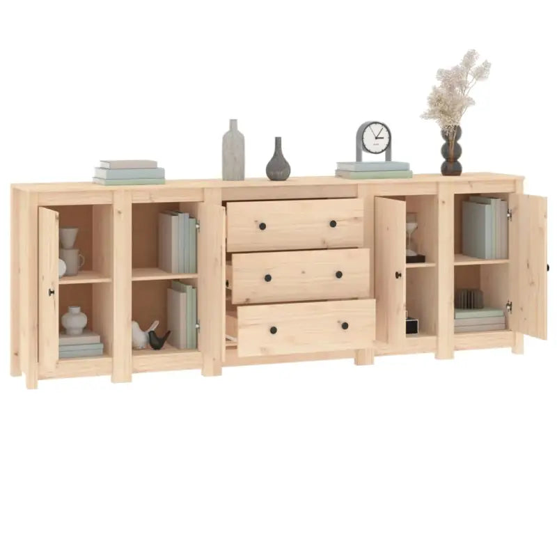 Dressoir met massief grenenhout voor moderne woonkamer en slaapkamer - Dressoirs & buffetkasten