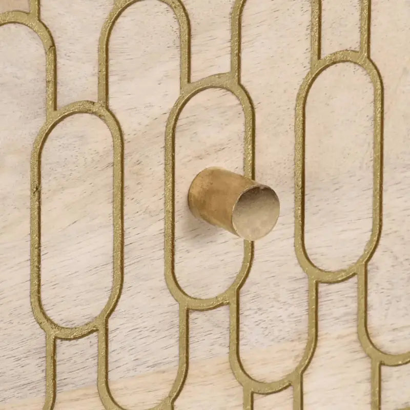 Dressoir met massief mangohout en houten poten voor een tijdloze uitstraling - Dressoirs & buffetkasten