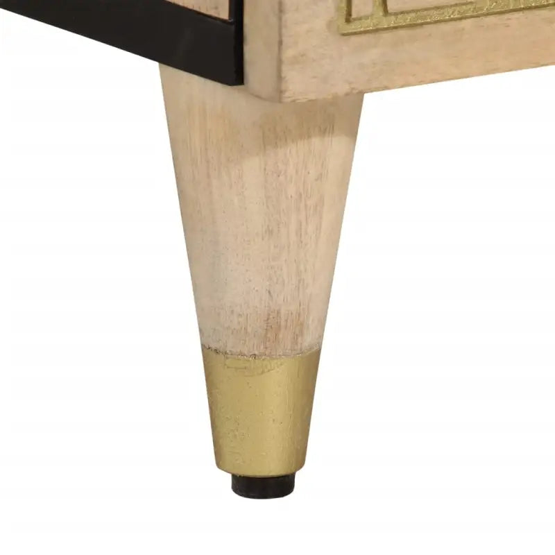 Dressoir met massief mangohout en houten poten voor een tijdloze uitstraling - Dressoirs & buffetkasten