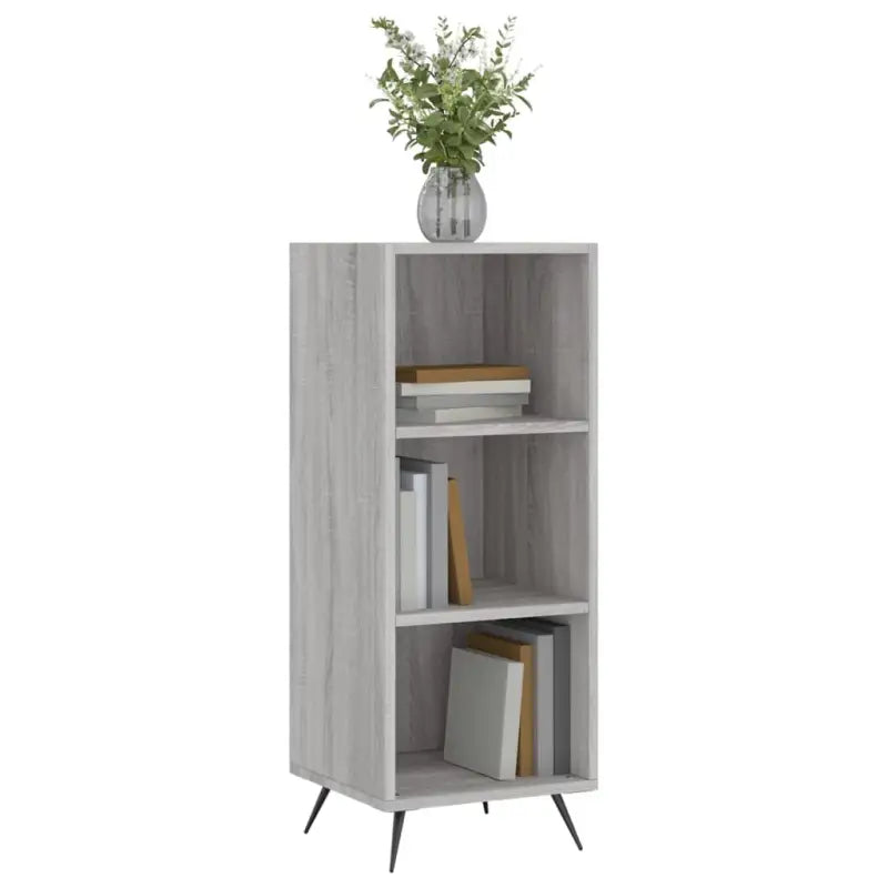 Dressoir met metalen poten in Grijs Sonoma Eiken stijl - Dressoirs & buffetkasten
