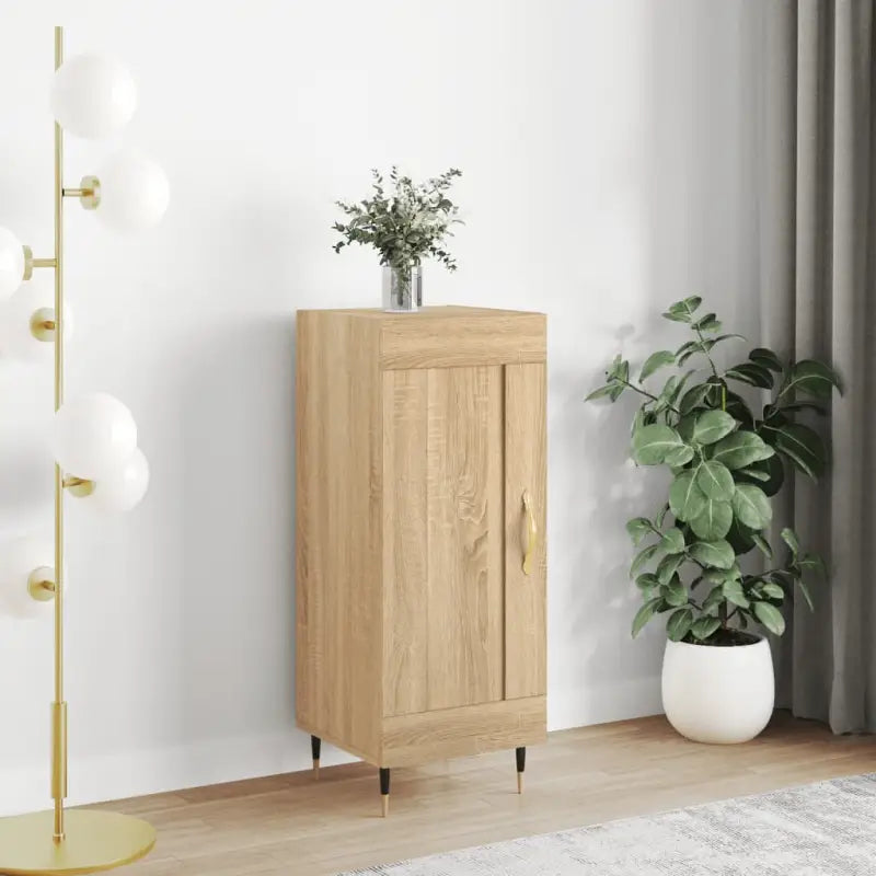 Dressoir met metalen poten van bewerkt hout voor een tijdloze look - Sonoma eiken / 1 - Dressoirs & buffetkasten