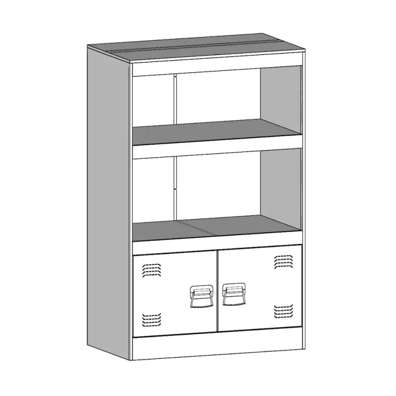 Dressoir met stevig koudgewalst staal frame voor een trendy kamer - Dressoirs & buffetkasten