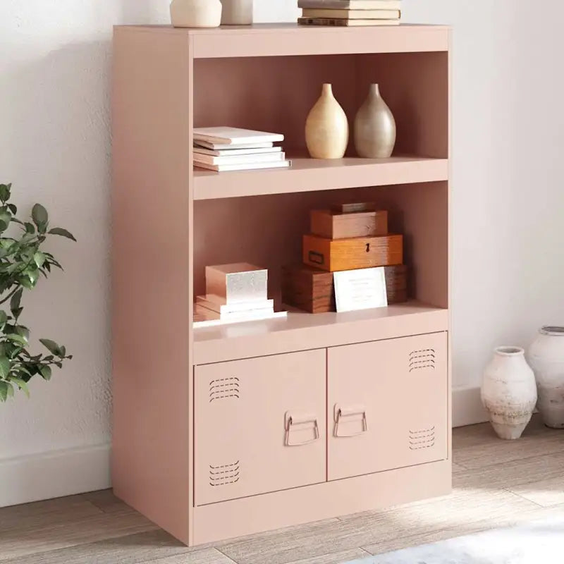Dressoir met stevig koudgewalst staal frame voor een trendy kamer - Roze / 1 - Dressoirs & buffetkasten