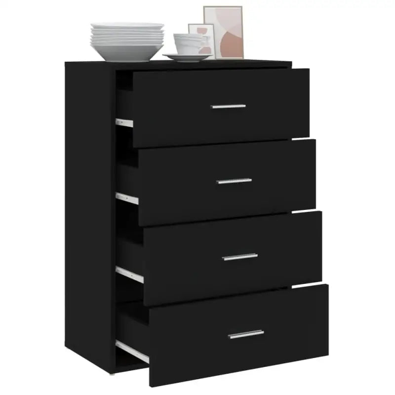 Dressoir of buffetkast van bewerkt hout met trendy en stevig design - Dressoirs & buffetkasten