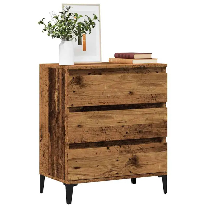 Dressoir van bewerkt hout met minimalistisch design en hoge kwaliteit - Oud hout / 1 - Dressoirs & buffetkasten