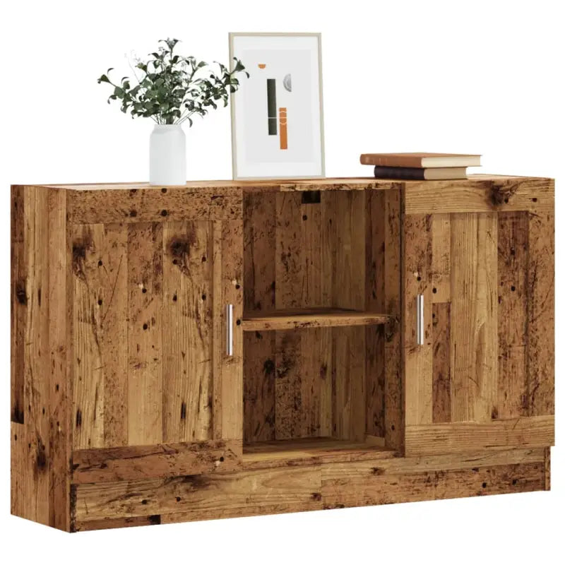 Dressoir van bewerkt hout voor een praktische en stijlvolle kamer - Oud hout / 1 / Bewerkt hout - Dressoirs &