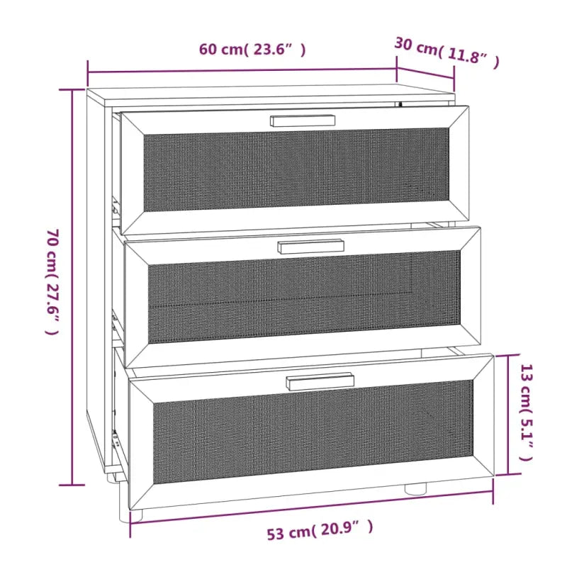 Dressoir van massief grenenhout voor een duurzame en stabiele uitstraling - Dressoirs & buffetkasten