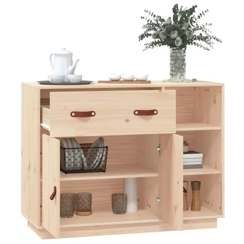 Dressoir van massief grenenhout voor een natuurlijke kamer uitstraling - Dressoirs & buffetkasten