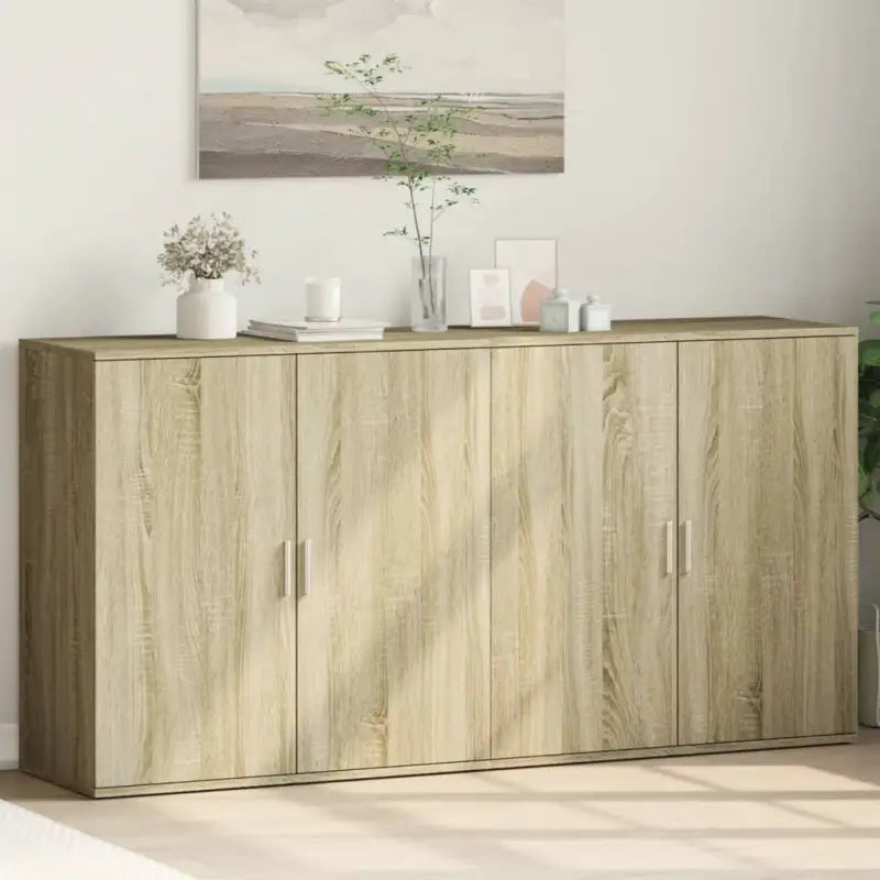 Dressoirs en buffetkasten van bewerkt hout voor een stijlvol interieur - Sonoma eiken / 1 - Dressoirs & buffetkasten