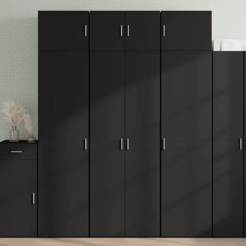 Dressoirs en buffetkasten van bewerkt hout voor extra opbergruimte - Zwart / 1 - Dressoirs & buffetkasten