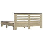 Duurzaam bedframe met bewerkt hout en multiplex lattenbodem - Bedden & bedframes