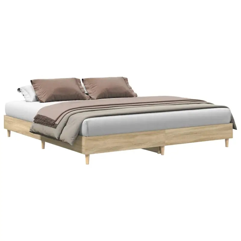 Duurzaam bedframe met multiplex lattenbodem voor een goede nachtrust - Bedden & bedframes