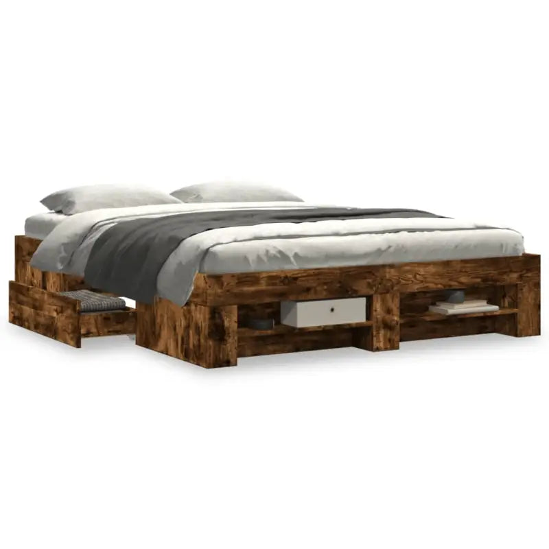 Duurzaam bedframe van bewerkt hout voor een goede nachtrust - Bedden & bedframes