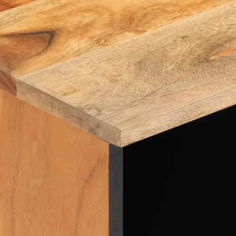 Duurzaam massief acaciahout tv-meubel met industriële stijl - Cd- & dvd-kasten