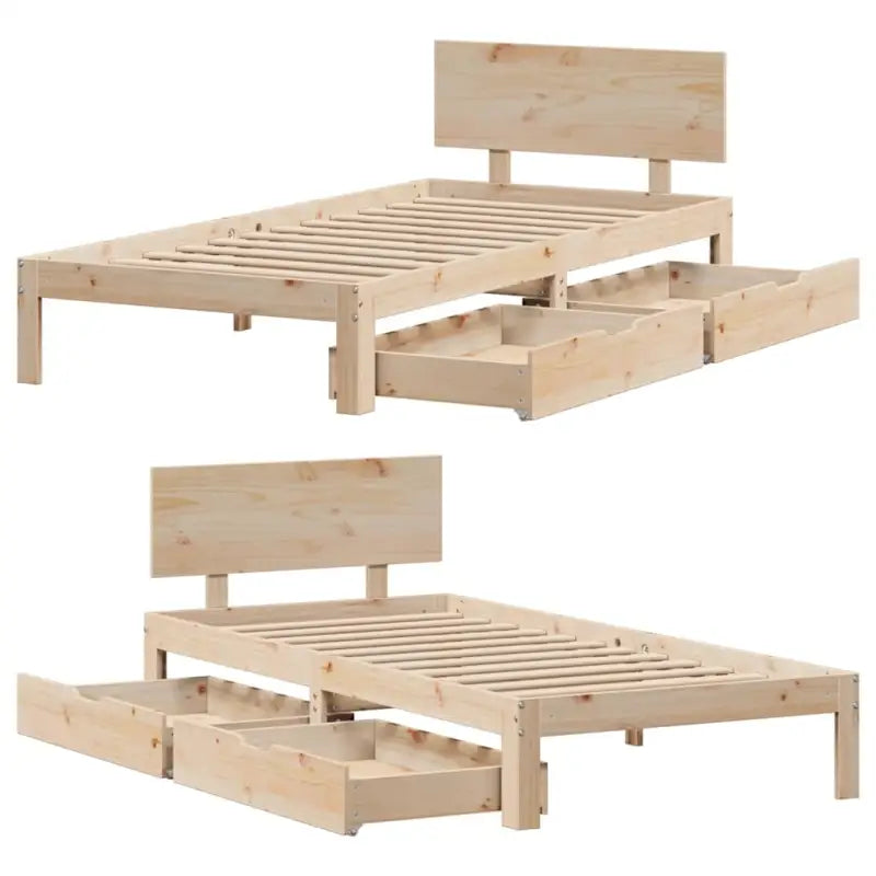 Duurzaam massief grenenhout bedframe voor een goede nachtrust - Bedden & bedframes