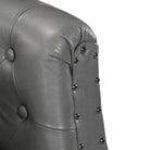 Echt geitenleer fauteuil met massief mangohout voor ultiem comfort - Fauteuils & Relaxfauteuils