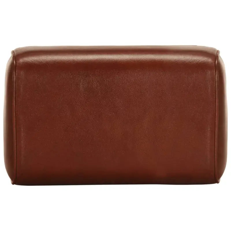 Echt leren eetbank met vintage uitstraling en massief mangohout - Keuken- & eettafelbanken