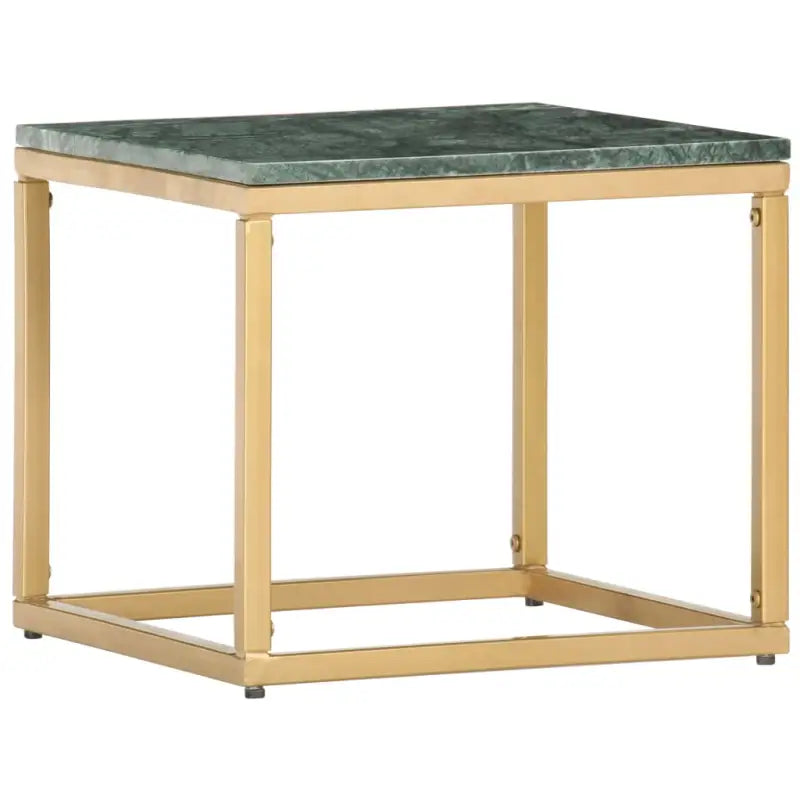 Echte steen salontafel met marmeren textuur voor moderne interieurs - Groen / 40 x 40 x 35 cm / 1 - Salontafels
