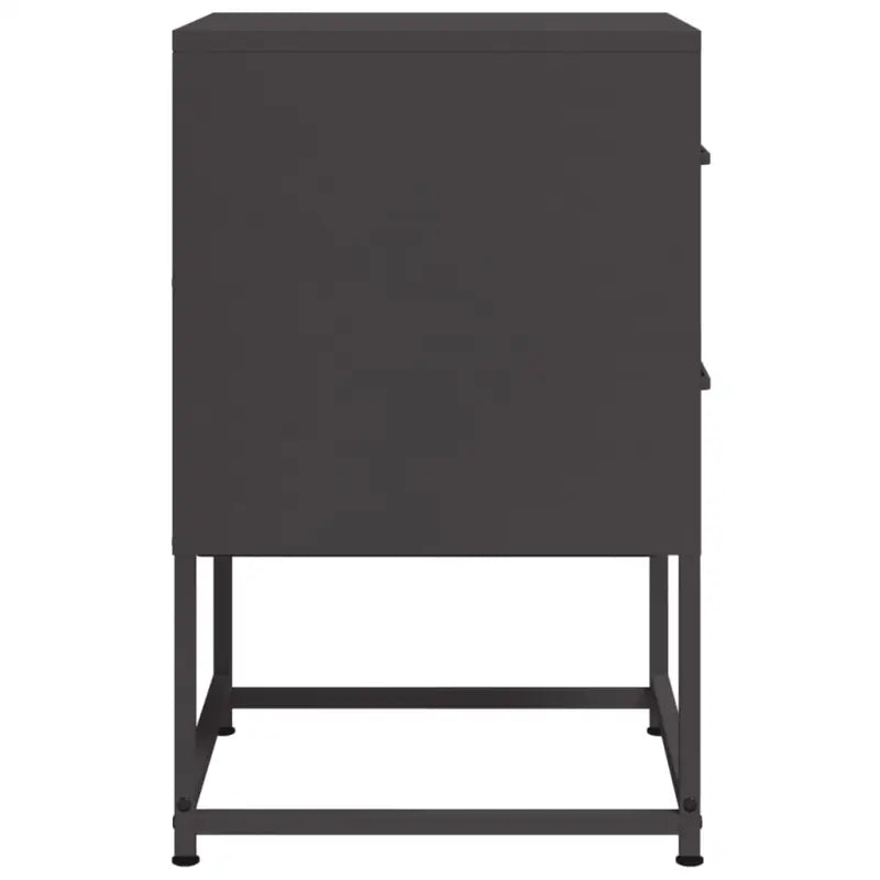 Eenvoudig schoon nachtkastje met industriële uitstraling en duurzaam staal - Nachtkastjes