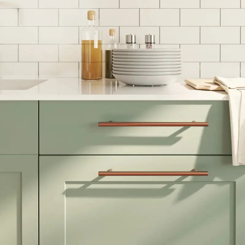 Eenvoudige kastknoppen en handvatten van roestvrij staal - Brons / 224 mm / 10 - Kastknoppen en kastgrepen