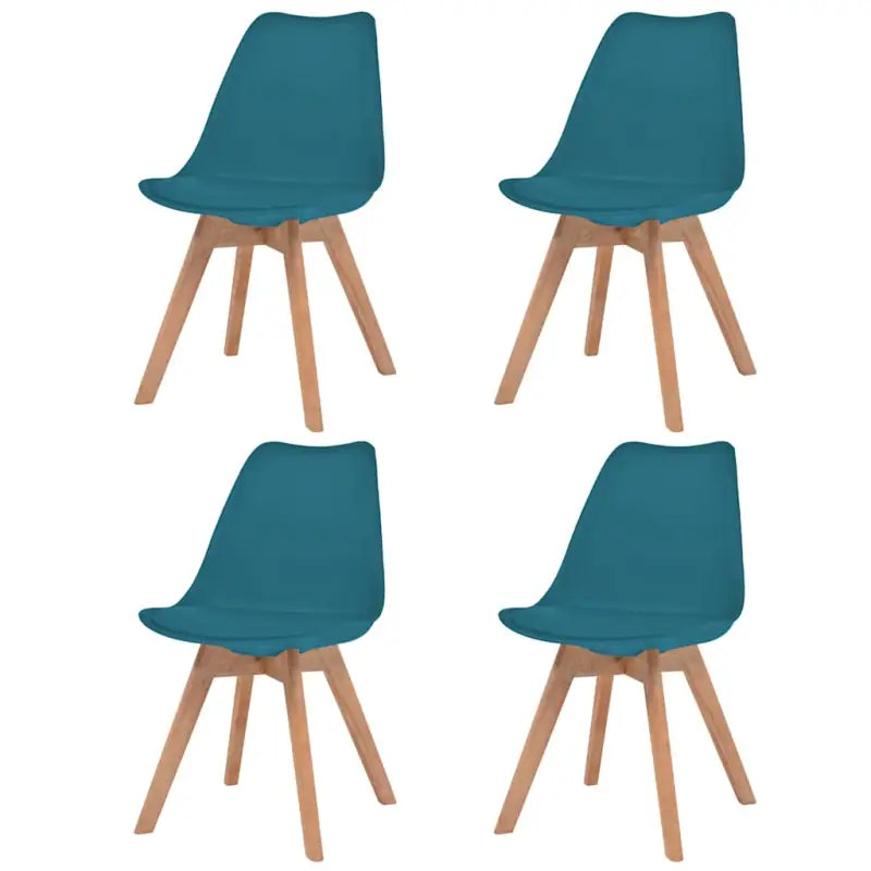 Eetkamerstoelen erg eenvoudig geleverd met tijdloos ontwerp - Turquoise / 4 - Eetkamerstoelen