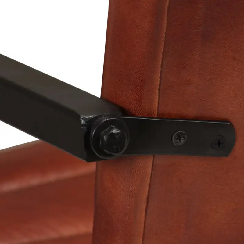 Eetkamerstoelen met echt leren zitting en stalen frame inclusief levering - Eetkamerstoelen