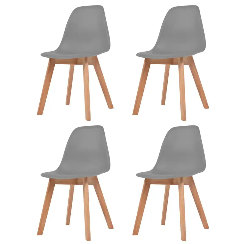 Eetkamerstoelen met elegant ontwerp en levering bevat erg eenvoudig - Grijs / 4 - Eetkamerstoelen