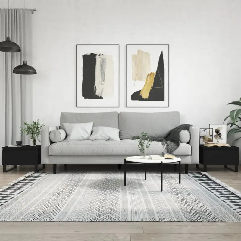 Eetkamertafel met bewerkt hout en metalen poten voor stijl en duurzaamheid - Salontafels