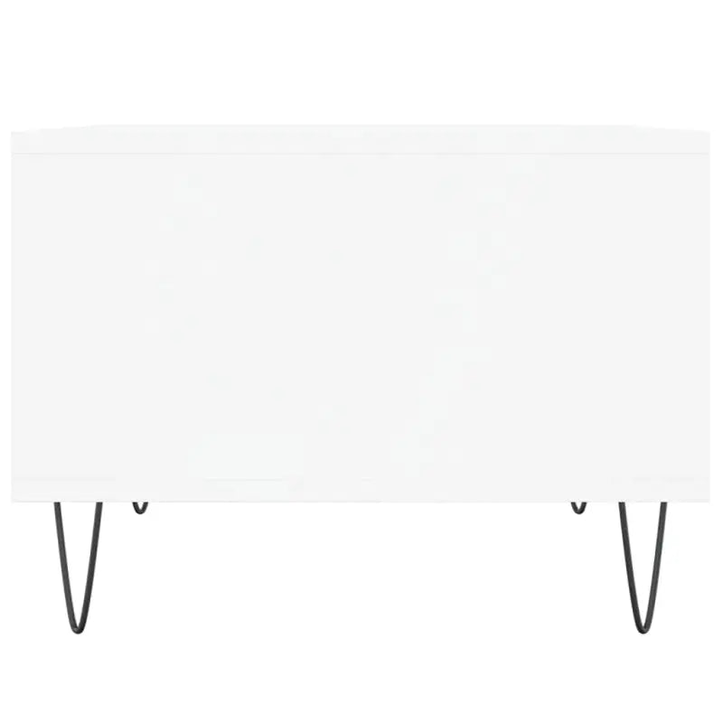 Eettafel met bewerkt hout en metalen poten voor een elegante woonkamer - Salontafels