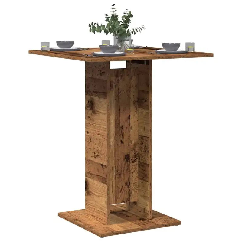 Eettafel van bewerkt hout in grijs Sonoma met eenvoudig schoon onderhoud - Oud hout / 1 - Eettafels