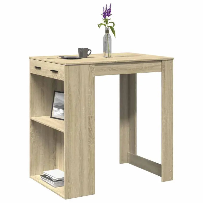 Eettafel van bewerkt hout voor stijl en duurzaamheid - Sonoma eiken / 1 - Eettafels