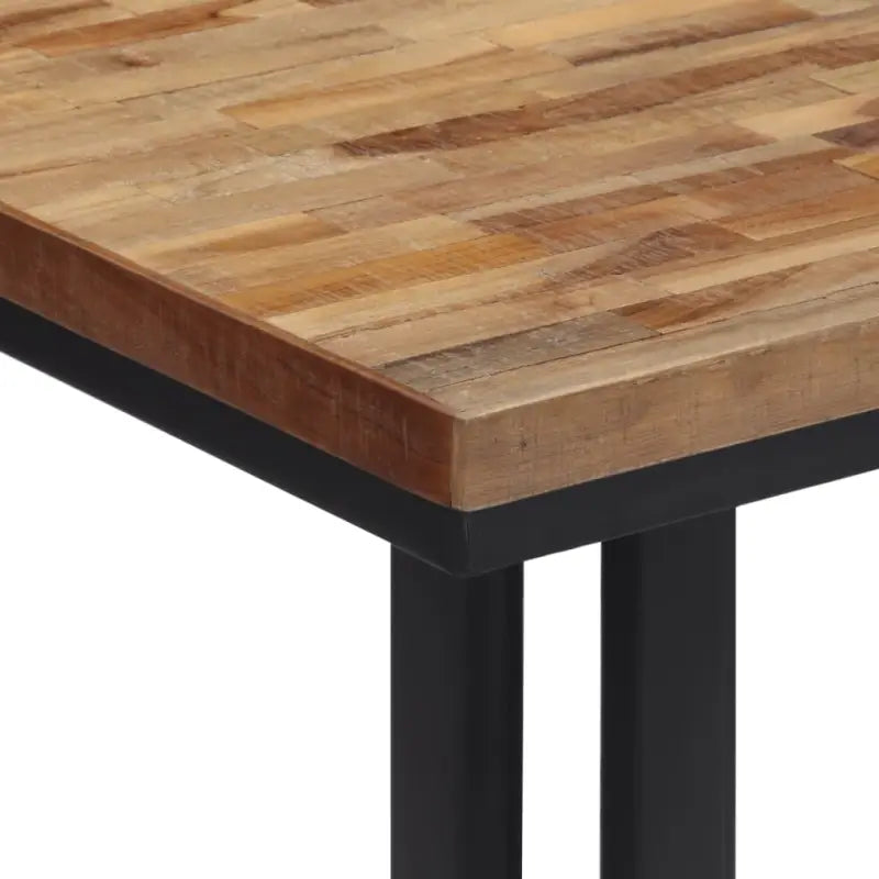 Eettafel van massief gerecycled teakhout met elegante uitstraling - Eettafels