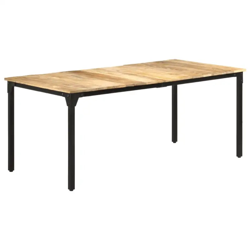 Eettafel van ruw mangohout voor een gezellige maaltijd - 180 x 90 x 76 cm / 1 - Eettafels