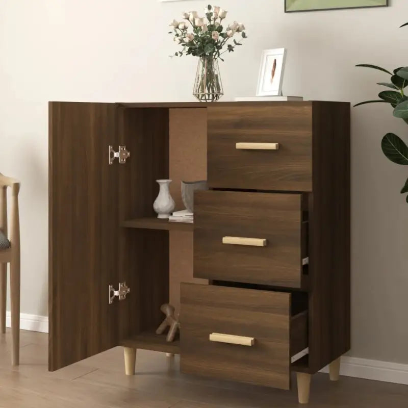 Elegant dressoir van bewerkt hout dat gemakkelijk schoon te maken - Dressoirs & buffetkasten