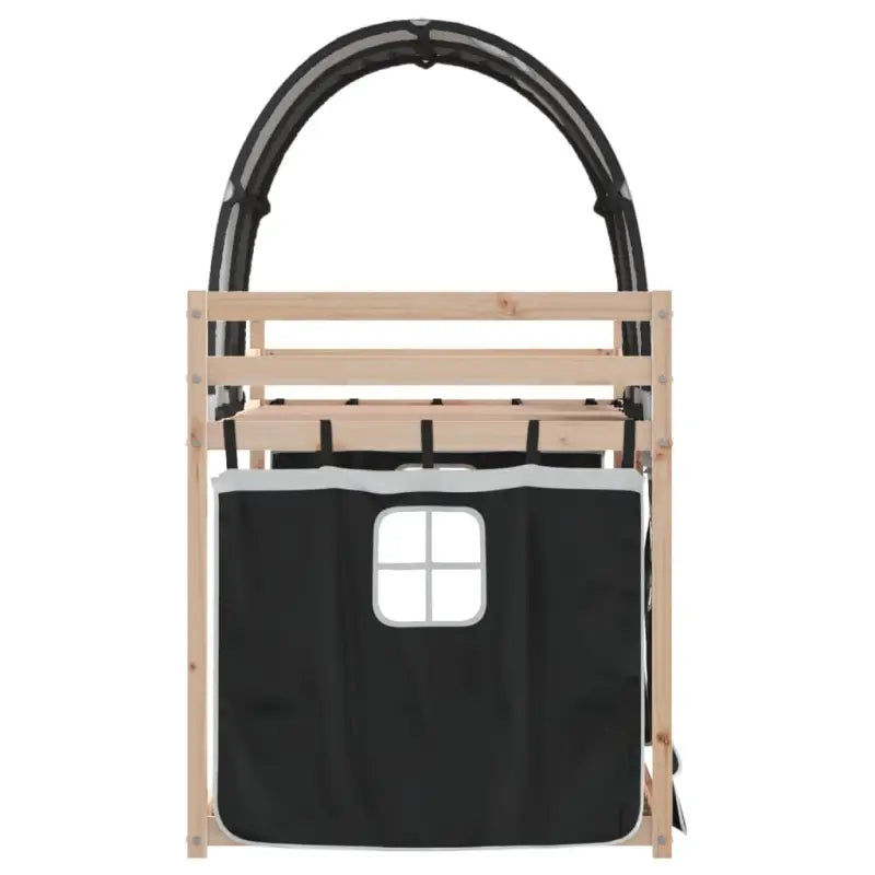 Elegant metalen stapelbed van massief grenenhout voor kleine kamers - Bedden & bedframes