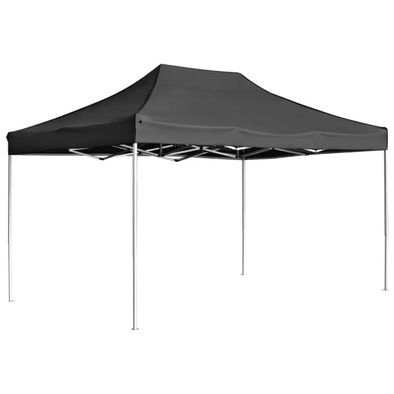 Elegant partytent van Oxford stof ideaal bij zware regen voor buitenevenementen - Antraciet / 4.5 x 3 m / 1