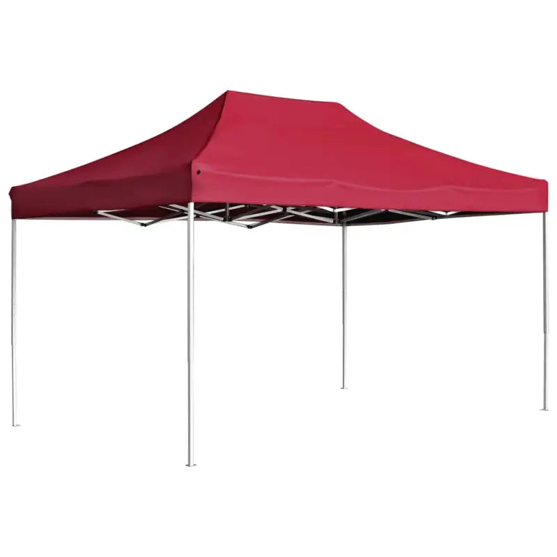 Elegant partytent van Oxford stof ideaal bij zware regen voor buitenevenementen - Wijnrood / 4.5 x 3 m / 1