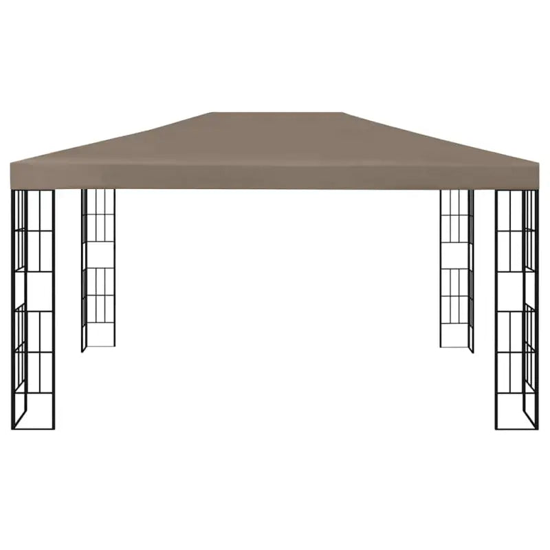 Elegant tuinpaviljoen met vierkante details voor schaduw en comfort - Partytenten & prieëlen