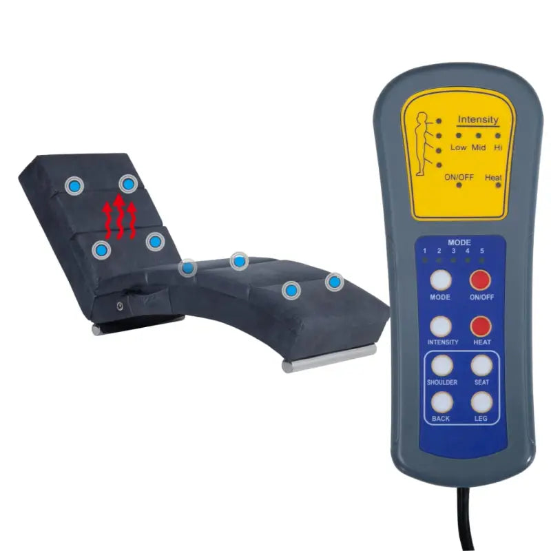 Elegante chaise longue met roestvrijstalen poten en comfortabele salomons - Grijs / 1 - Chaises longues