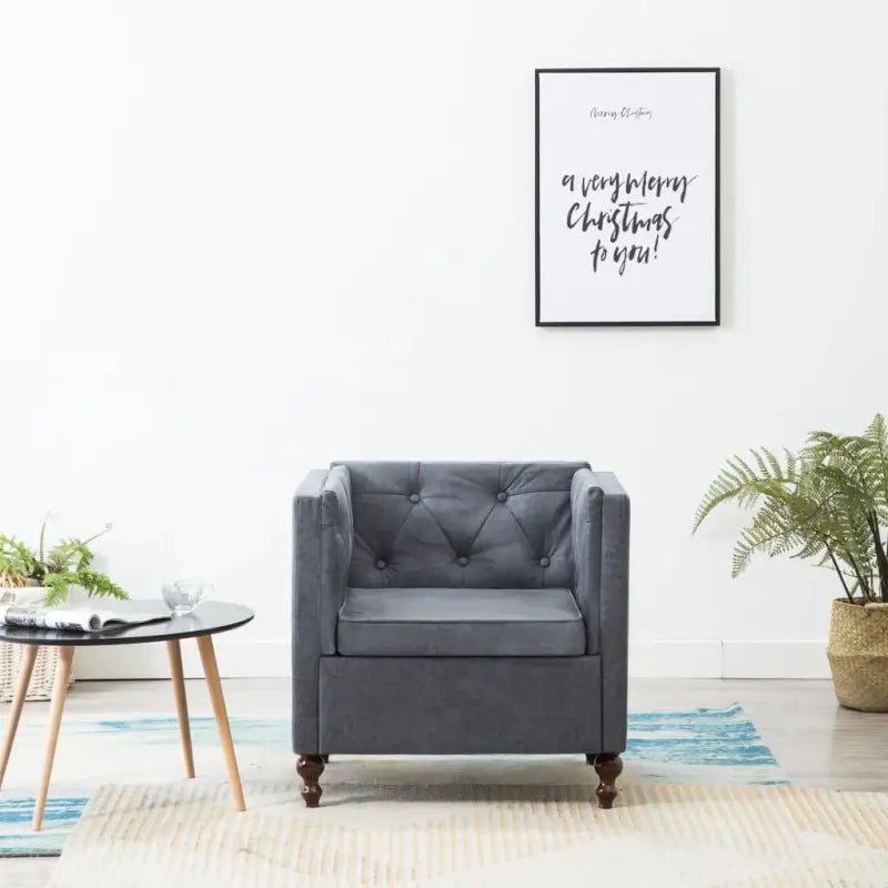 Elegante Chesterfield fauteuil met stevig houten frame voor elke ruimte - Fauteuils & Relaxfauteuils