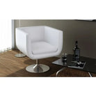 Elegante draaistoelen voor woonkamer kantoor en lounge - Wit / 1 - Fauteuils & Relaxfauteuils