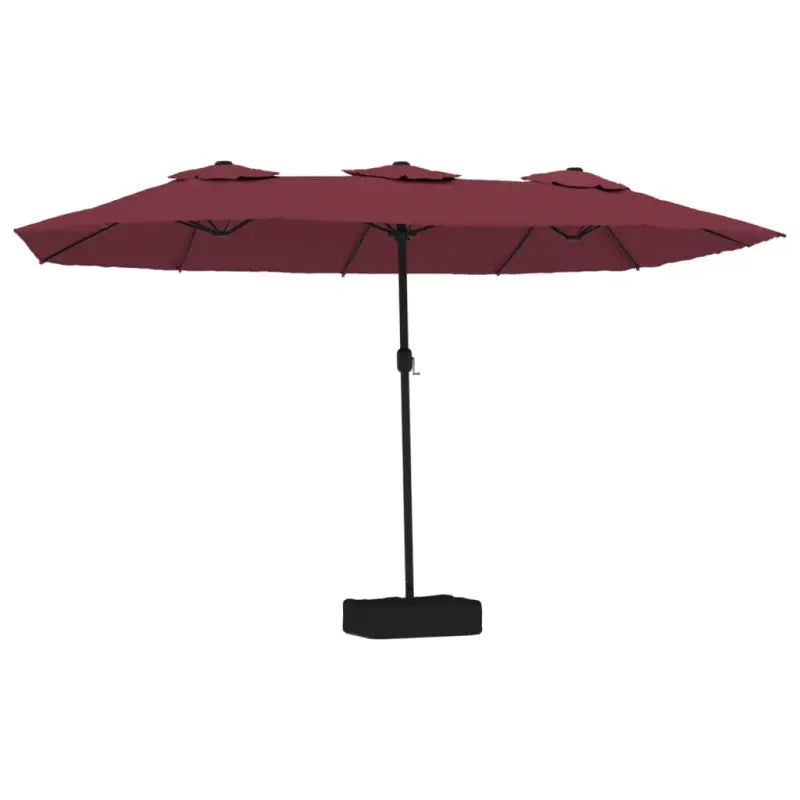 Elegante dubbele parasol voor schaduw en uv-bescherming - Parasols en zonneschermen